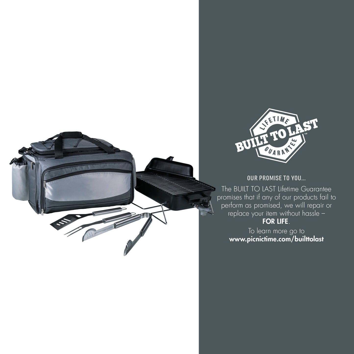 Vulcan Portable Propane Grill & Cooler Tote