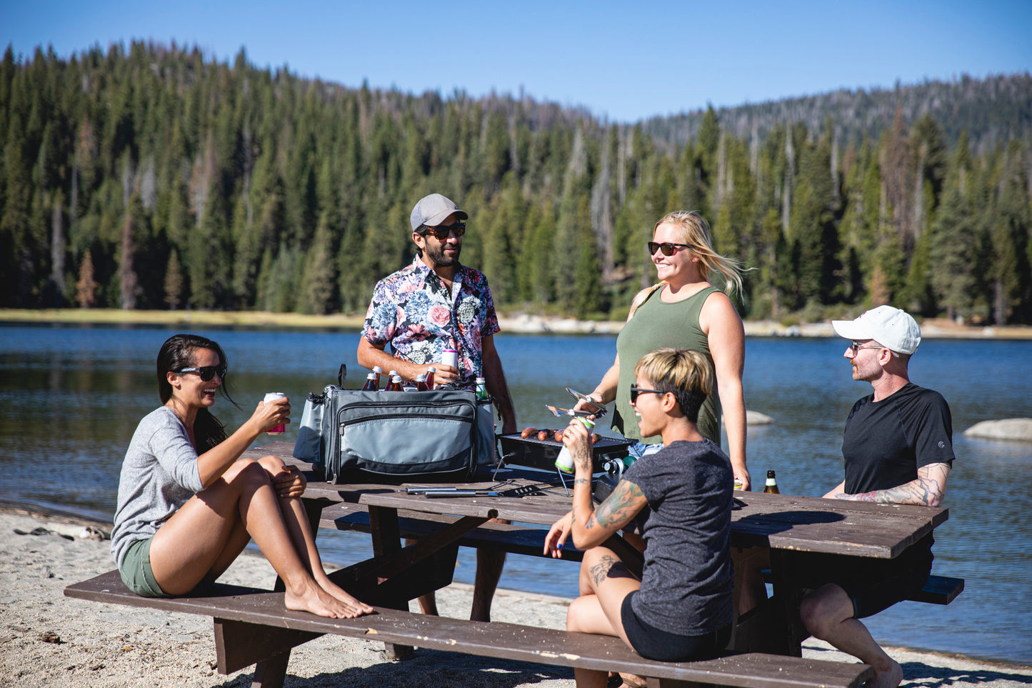 Vulcan Portable Propane Grill & Cooler Tote