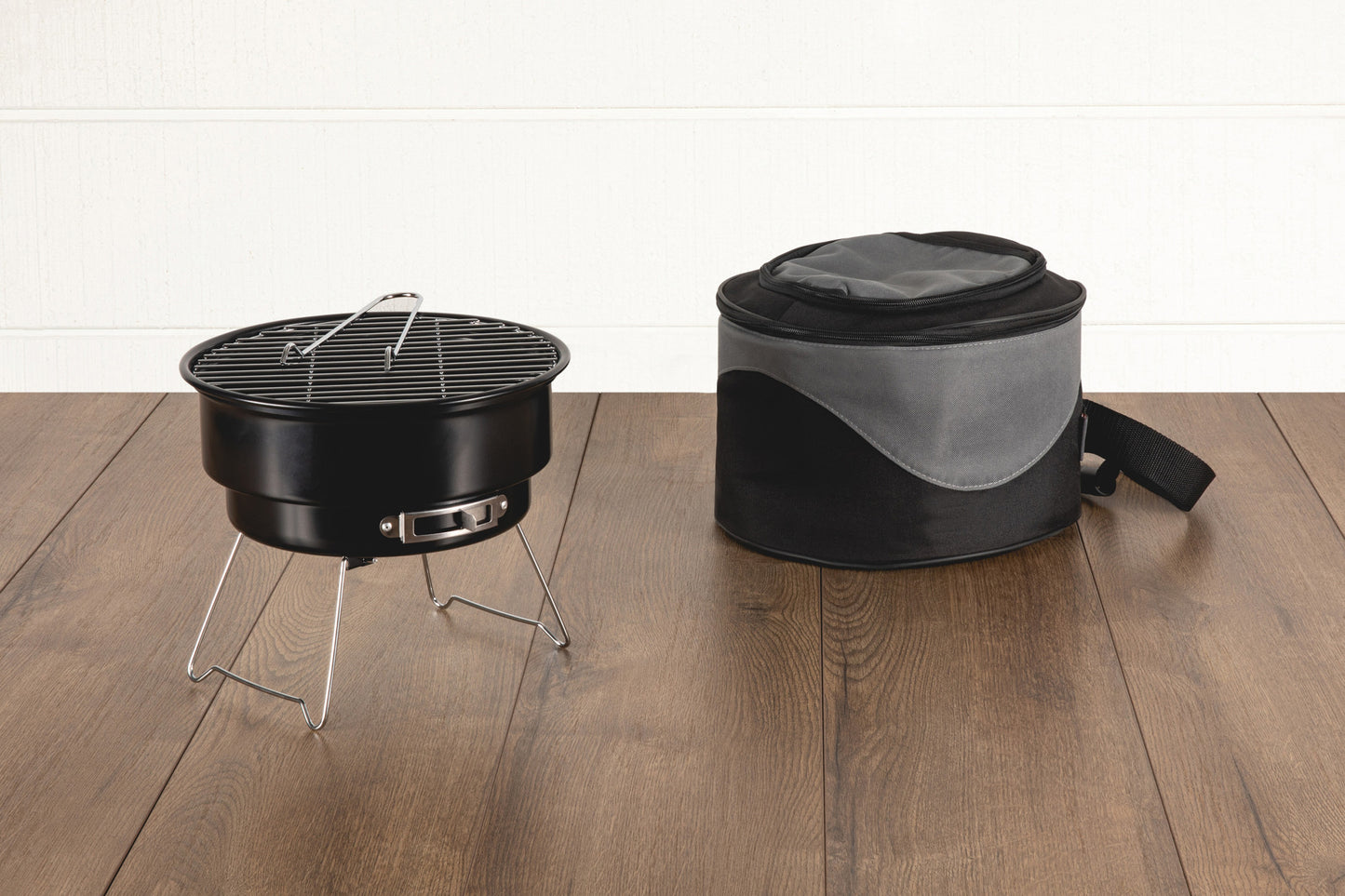 Caliente Portable Charcoal Grill & Cooler Tote