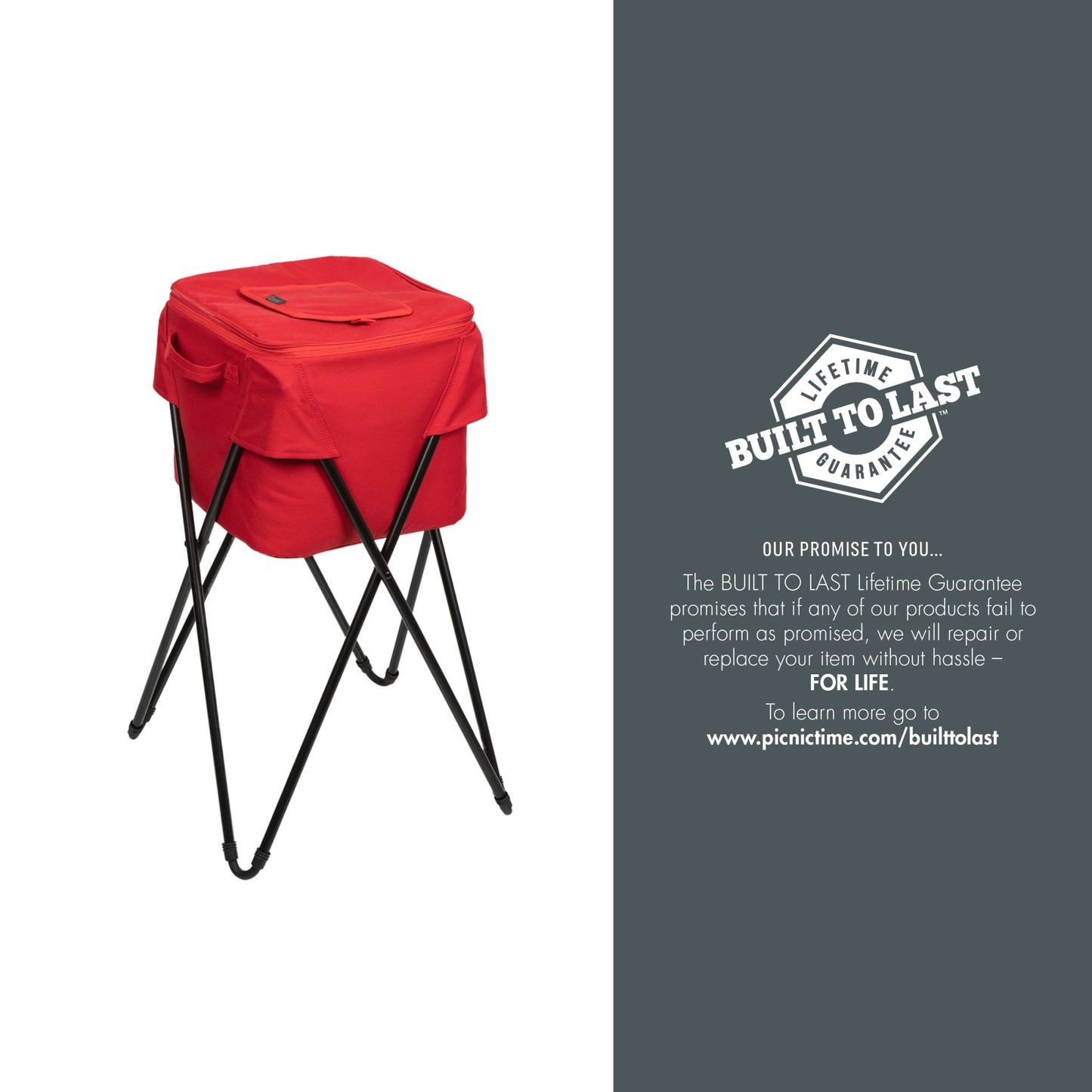 Camping Party Cooler with Stand