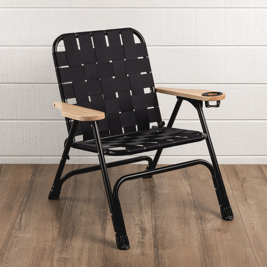 Lux Woven Camp Chair