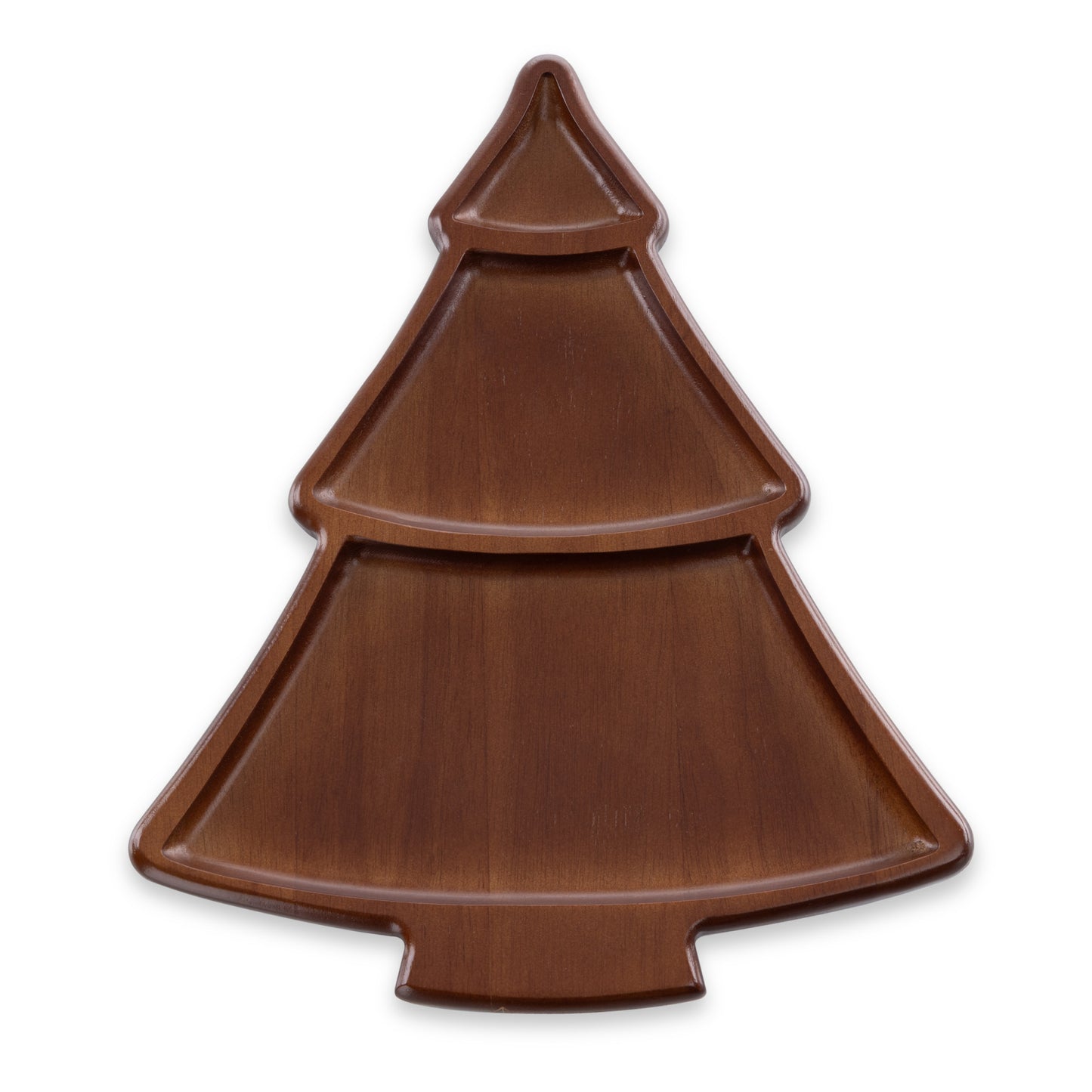 Christmas Tree Serving Tray with Gourmet Gift Pack