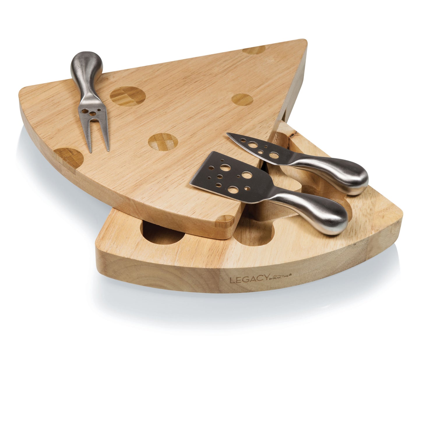Swiss Cheese Cutting Board & Tools Set