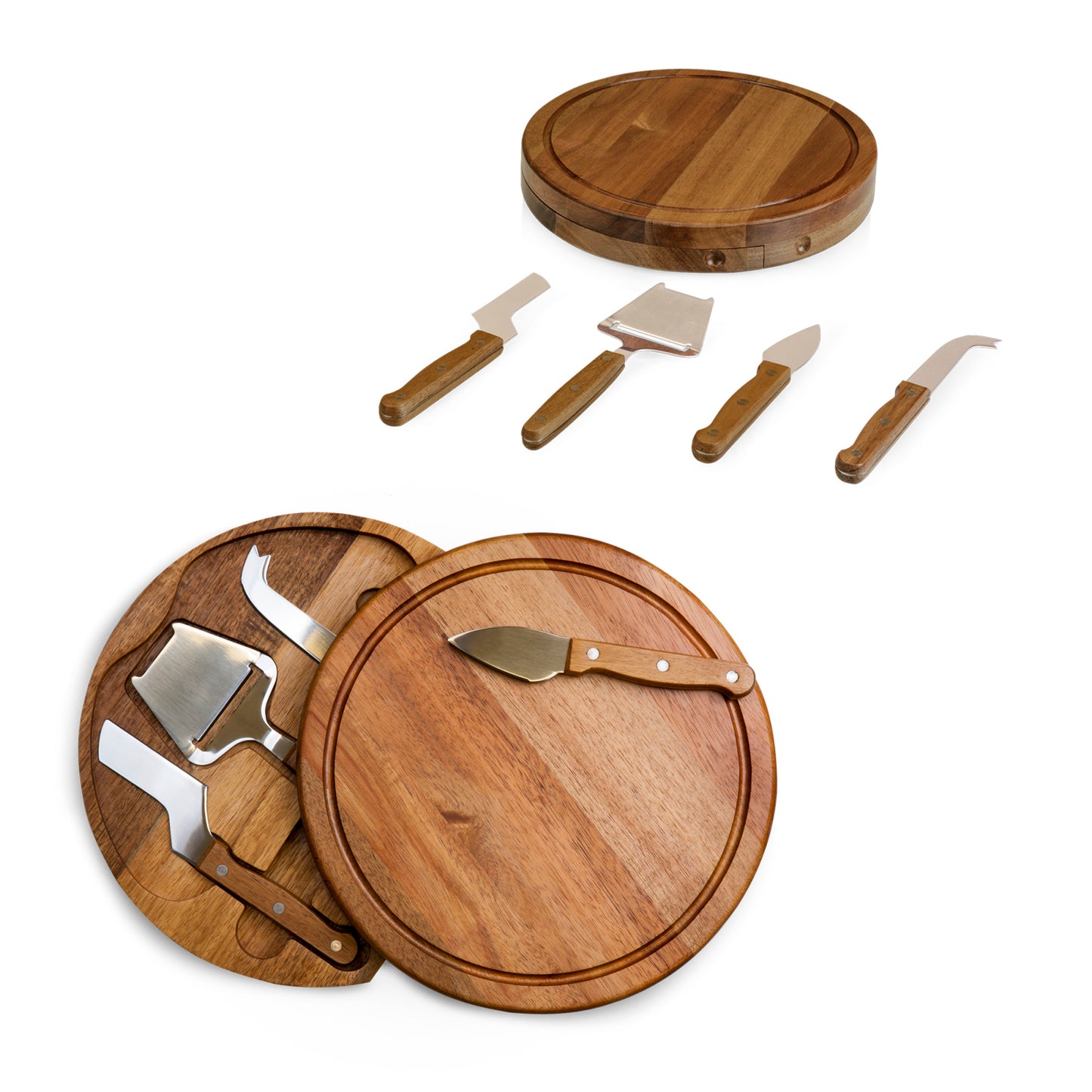 Acacia Circo Cheese Cutting Board & Tools Set