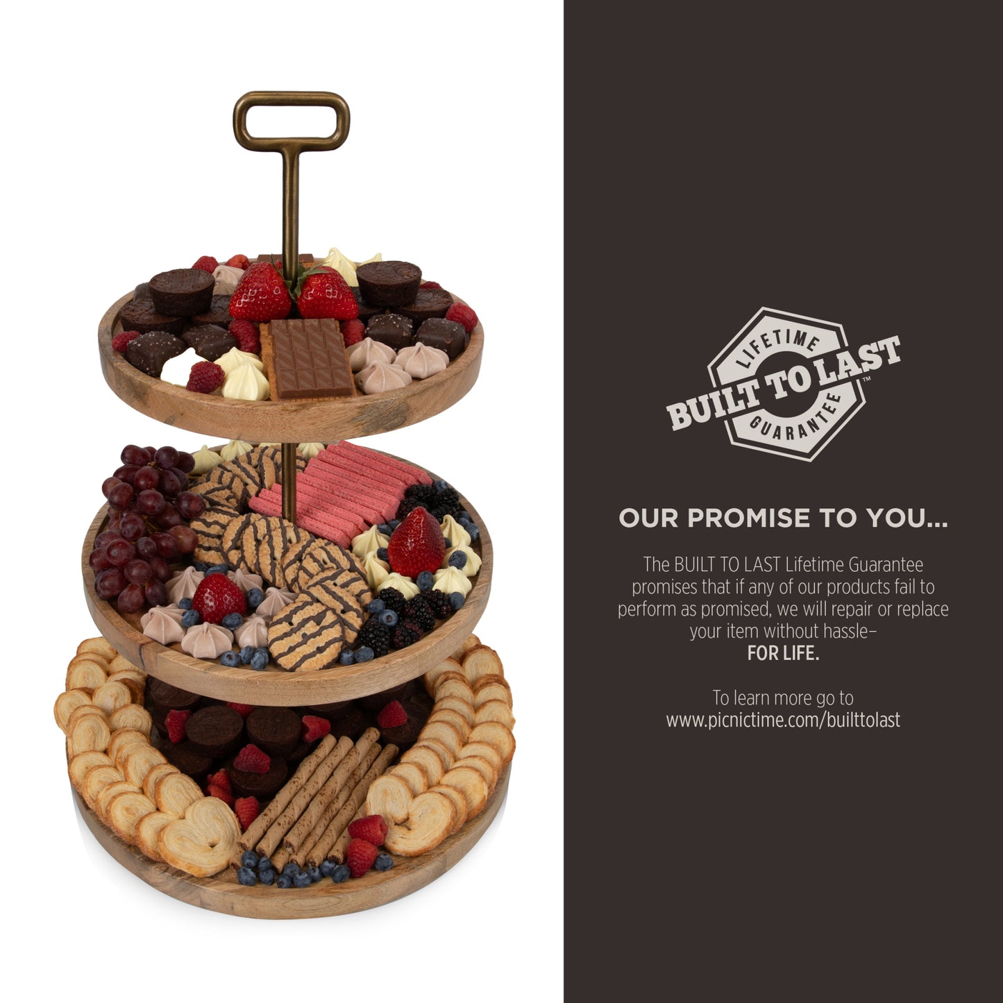 Tapas 3 Tier Serving Tray