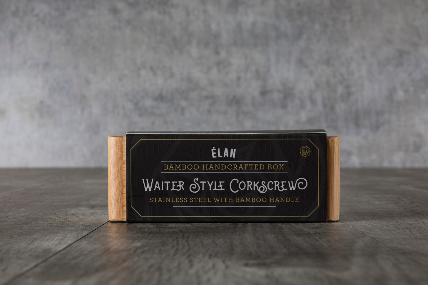 Elan Deluxe Corkscrew In Bamboo Box