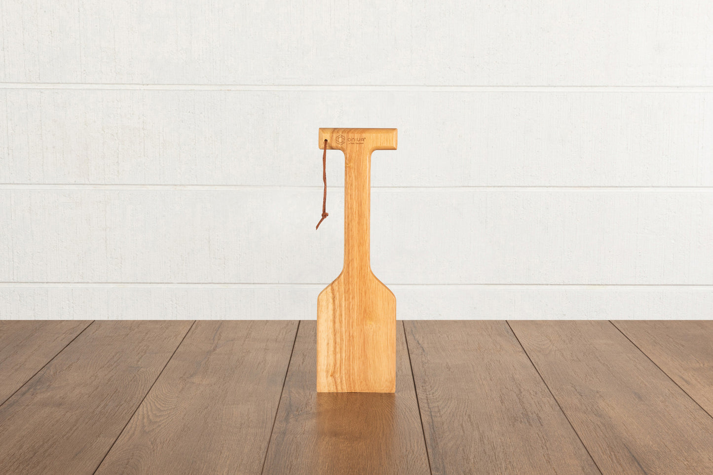 Hardwood BBQ Grill Scraper with Bottle Opener