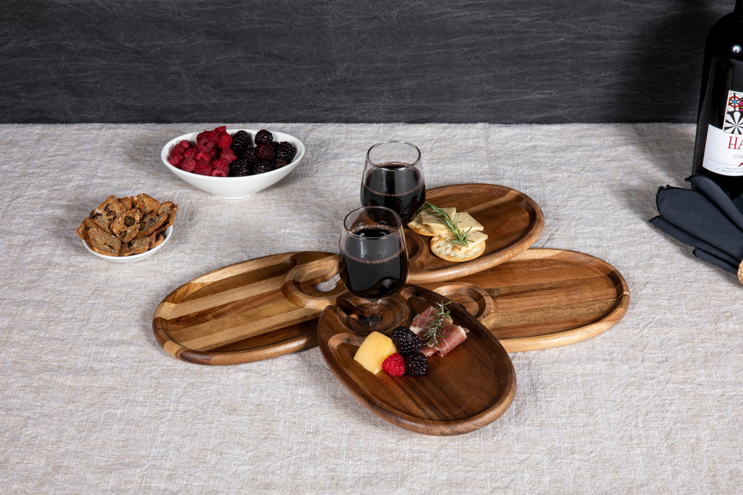 Wine Appetizer Plate Set Of 4