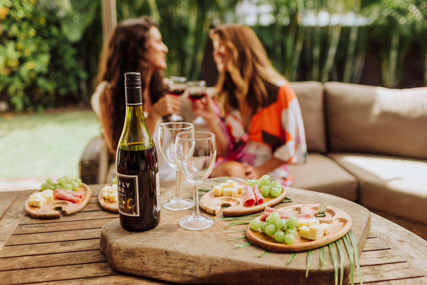 Personalized Wine Appetizer Plate Set Of 4