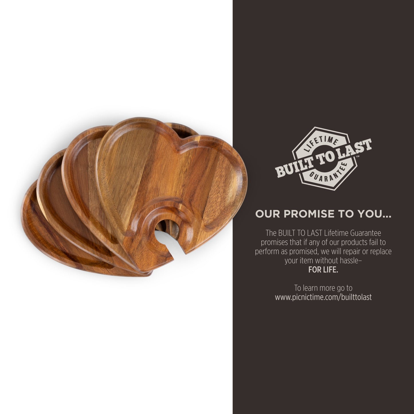 Heart Shaped Wine Appetizer Plate Set of 4