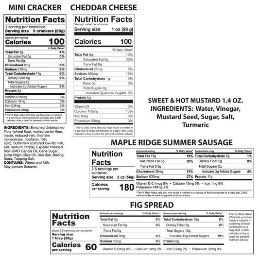 Ovale Cutting Board with Gourmet Gift Pack