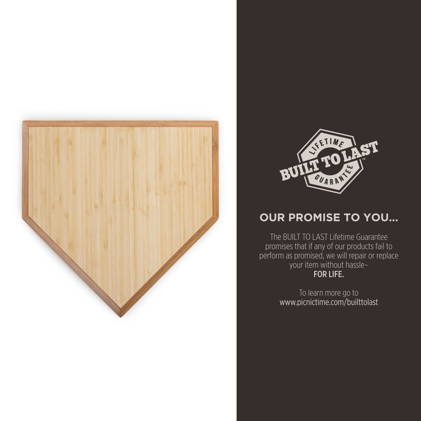 Home Plate Serving Board