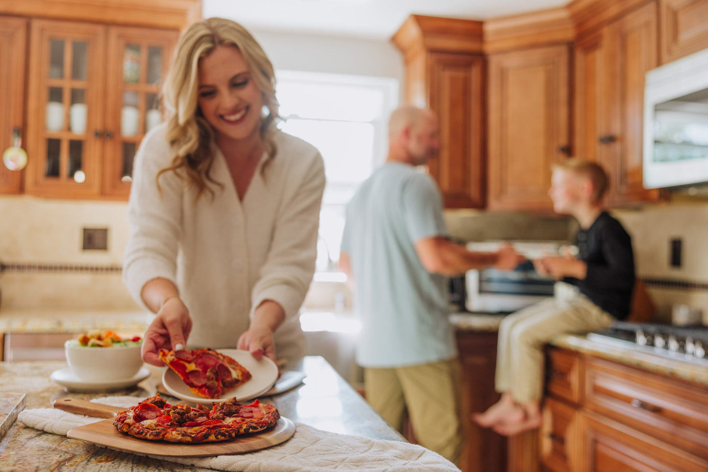 Acacia Personal Pizza Peel Serving Board Paddle Set of 2
