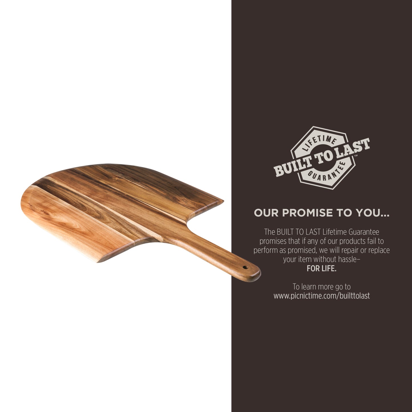 Acacia Pizza Peel Serving Paddle