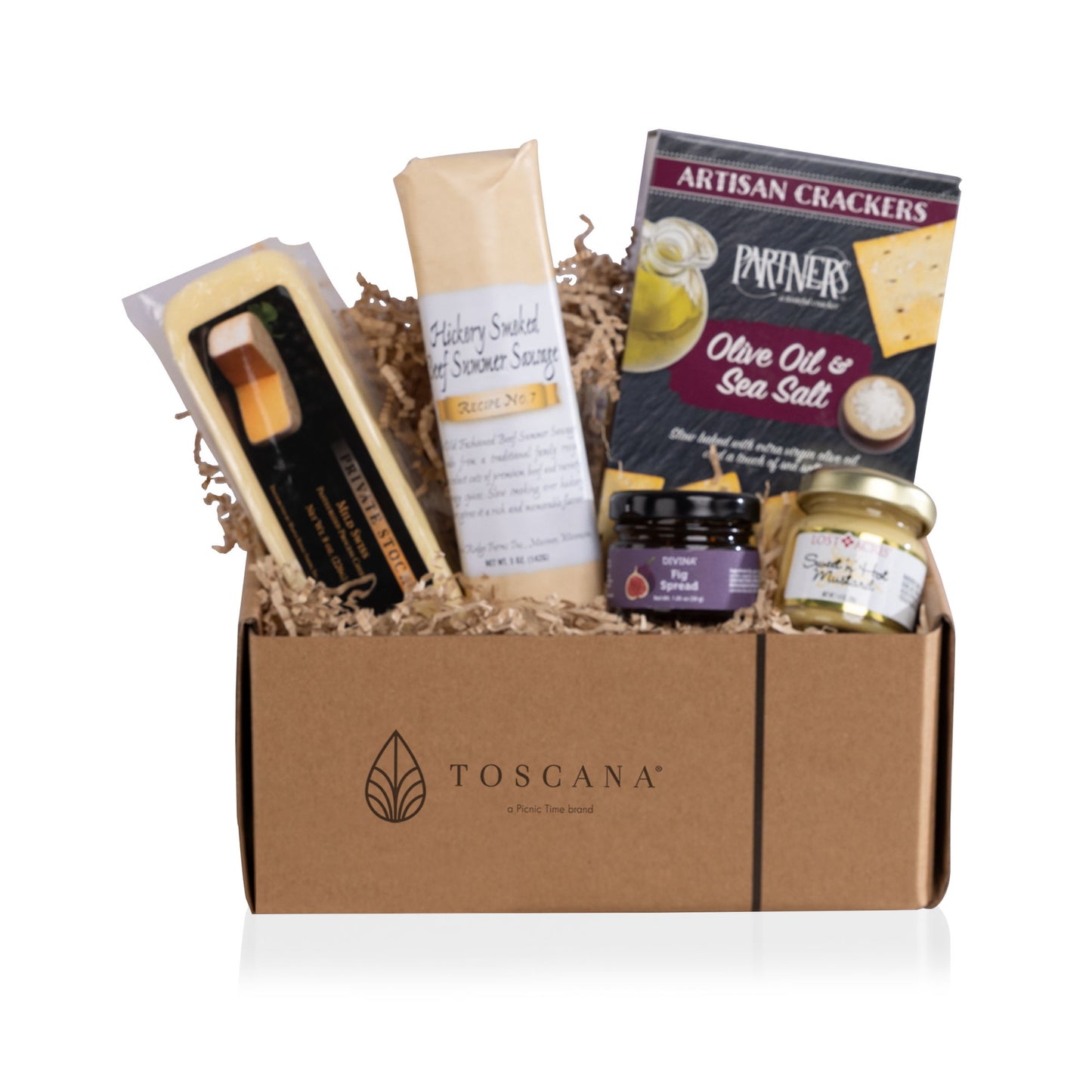 Artisan 18" Charcuterie Board with Gourmet Gift Pack