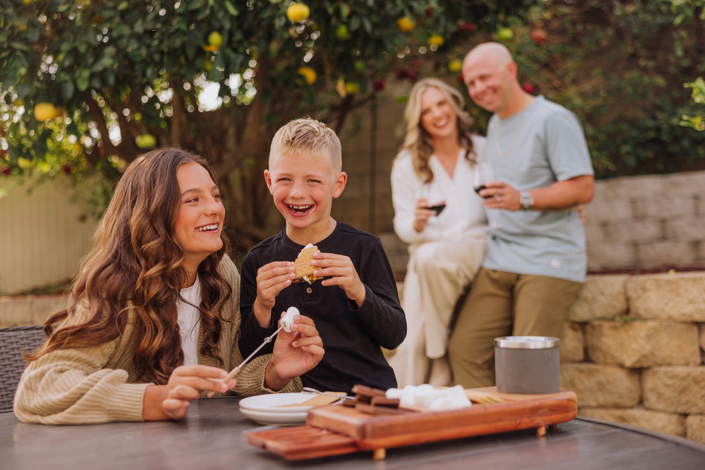 Dolce S'mores Kit with Tabletop Fire Pit