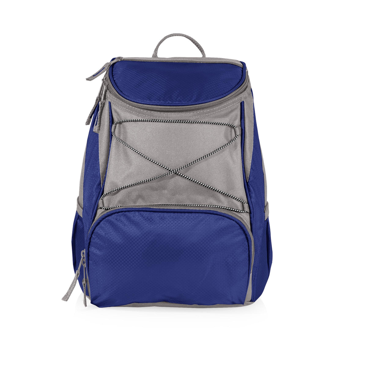 PTX Backpack Cooler - Navy Blue with Gray Accents
