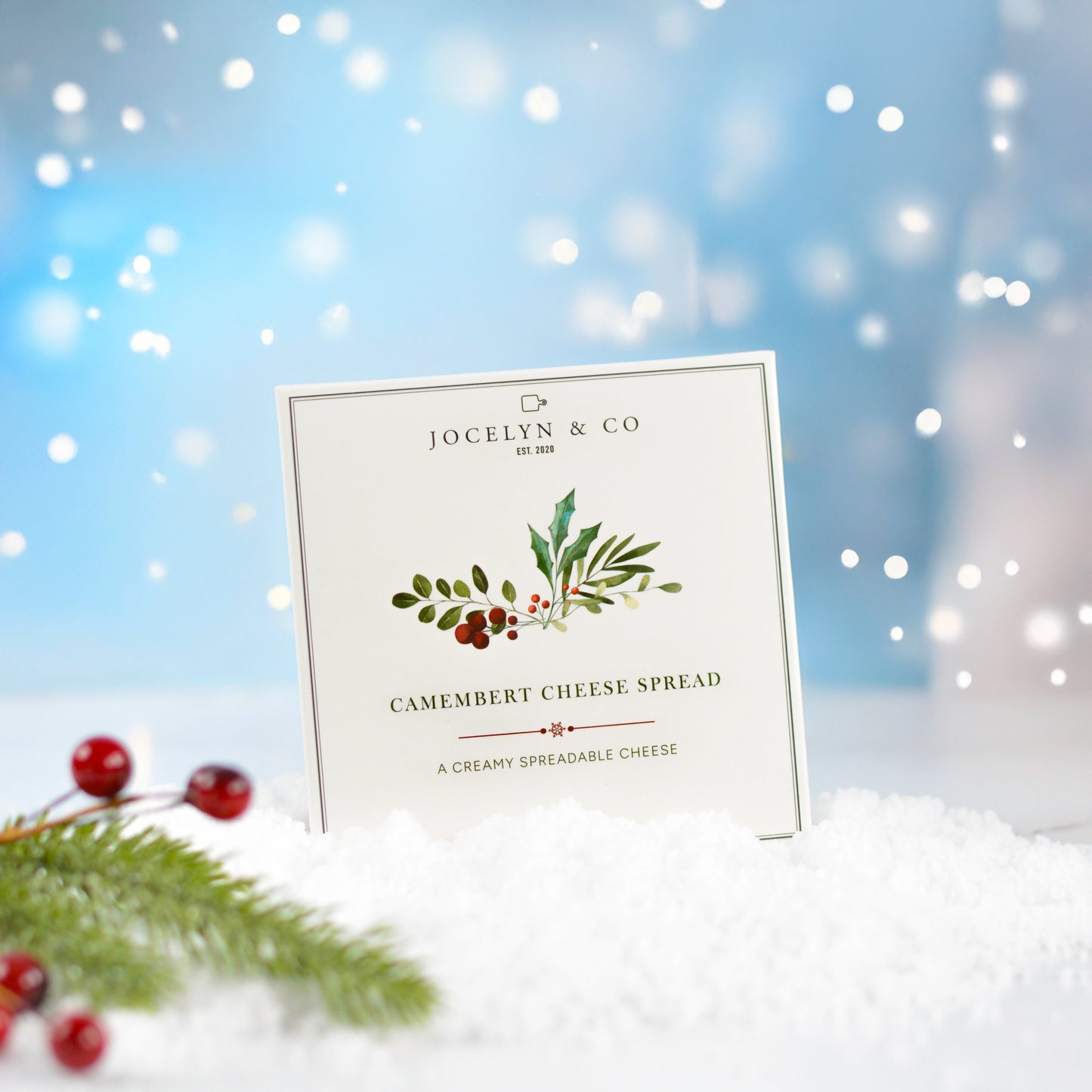 Holiday Camembert Cheese