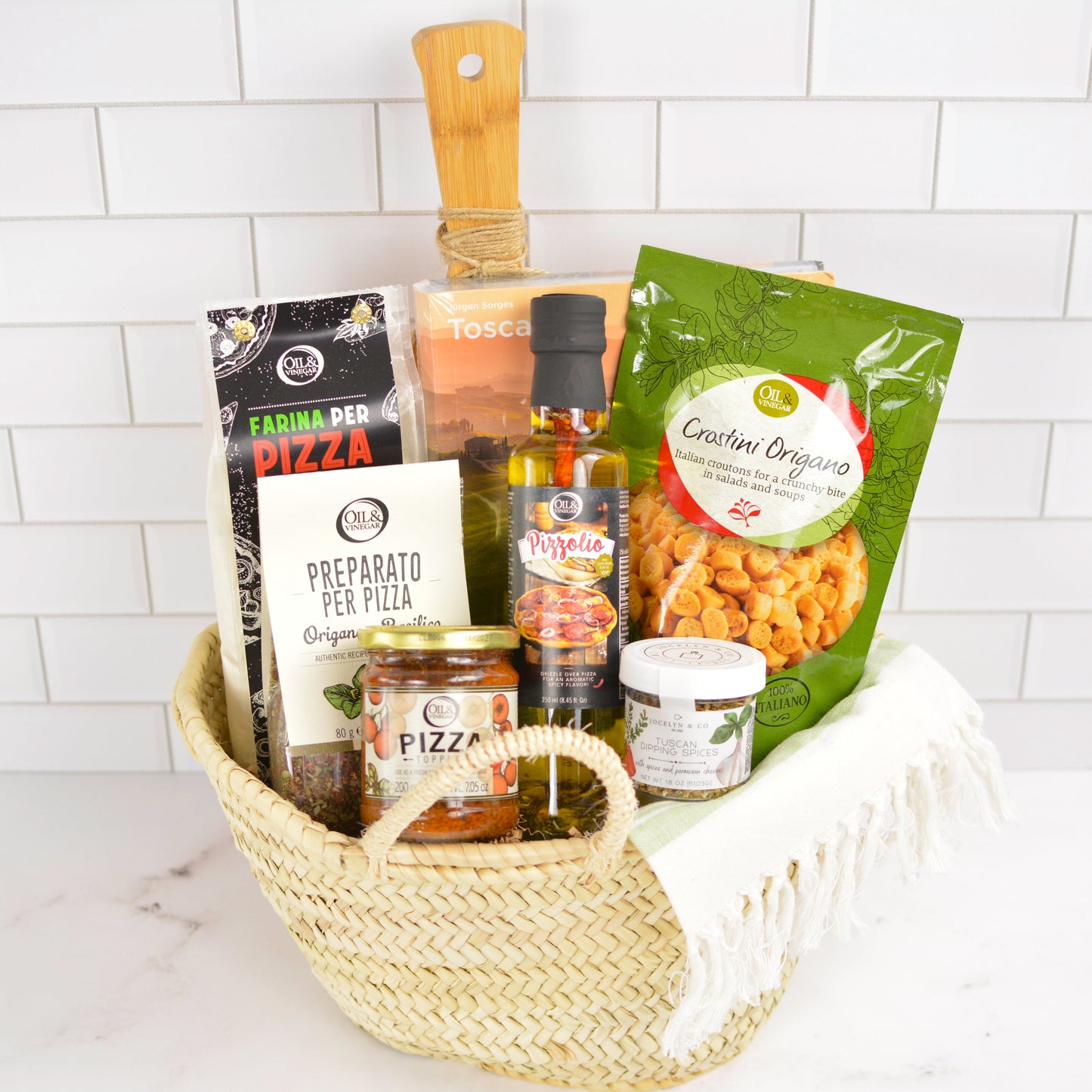 Tuscan Pizza Night Gift Basket