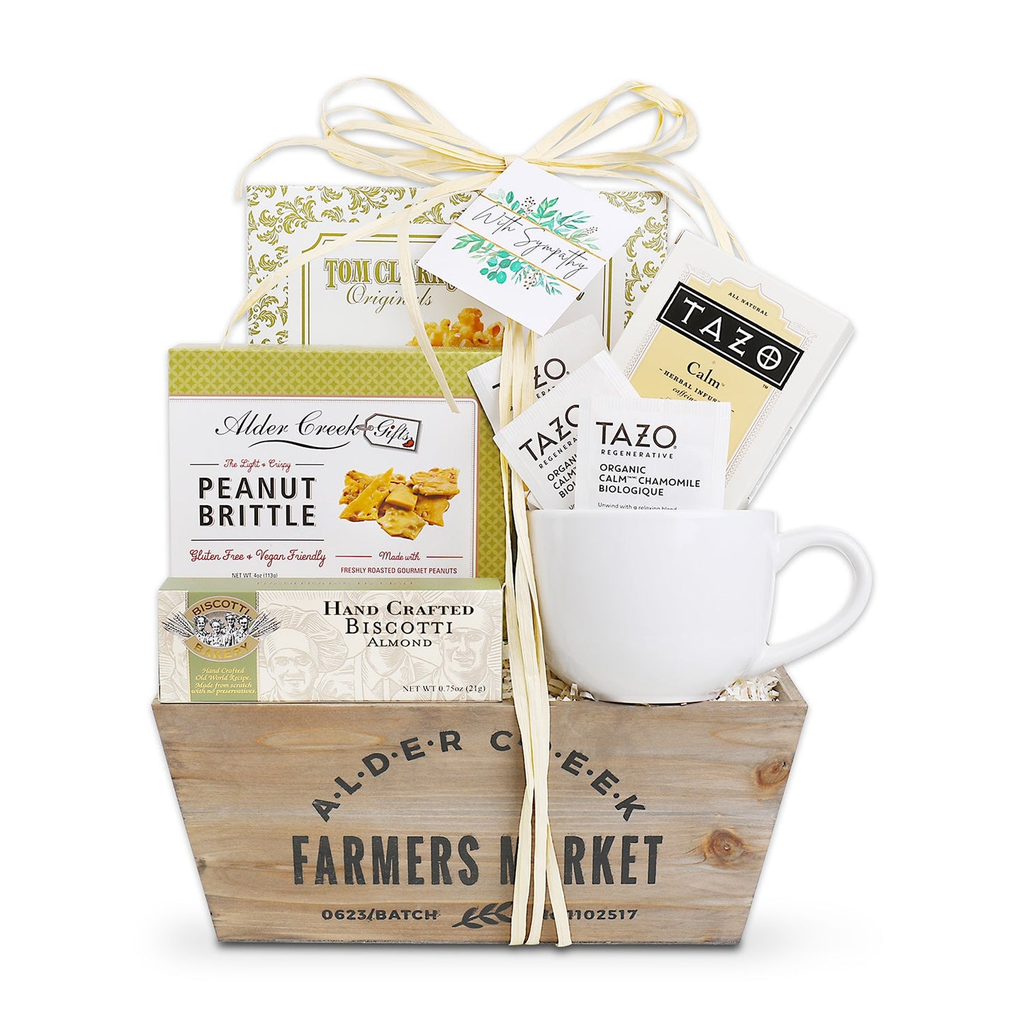 Sympathy Tea and Comfort Gift with Soothing Teas and Heartfelt Treats