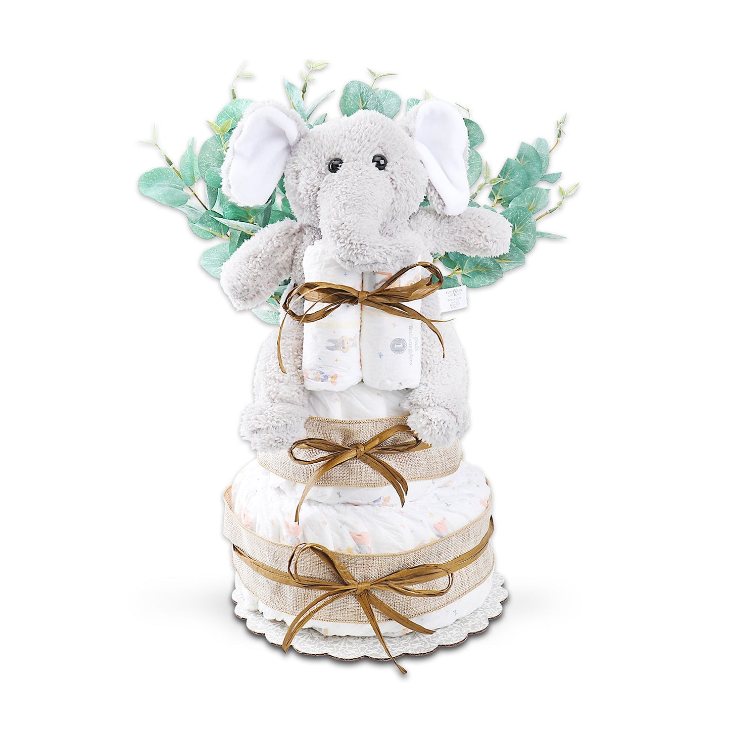 Oh so Cute - Elephant Two-Tier Diaper Cake