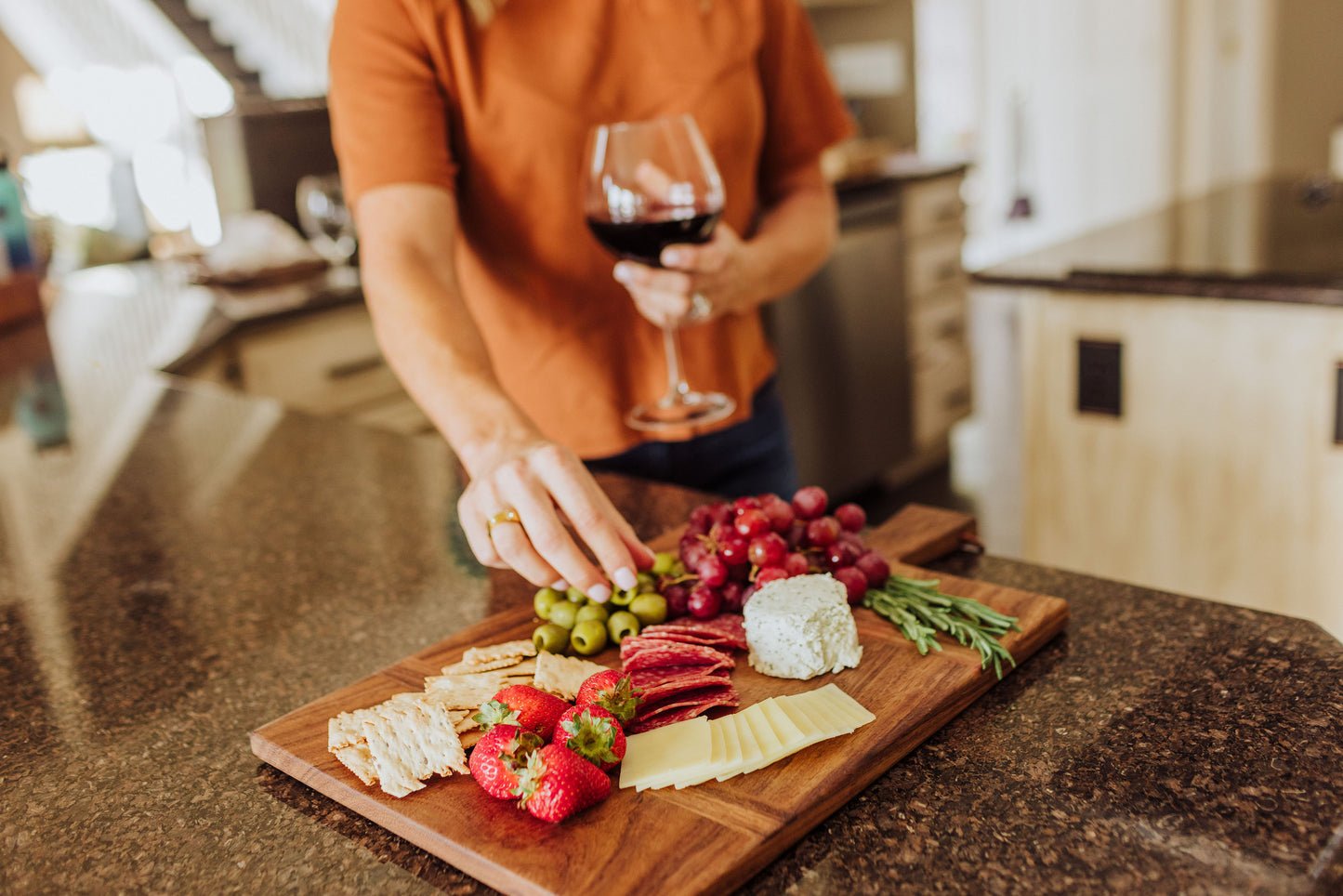 Madera Rectangular Charcuterie Board - 18" x 11"