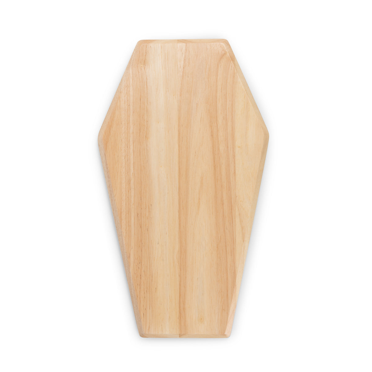 Coffin-Shaped Parawood Charcuterie Board with Wall Mount