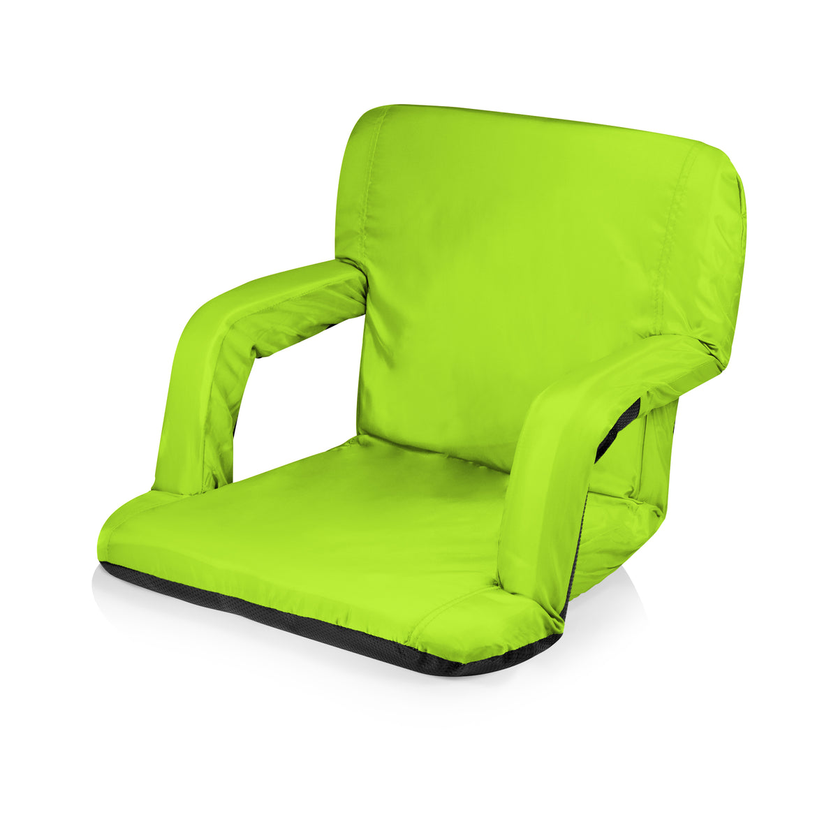Ventura Portable Reclining Stadium Seat with Backpack Straps - Lime Green