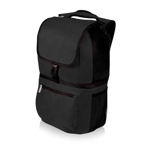 Zuma Backpack Cooler from Baskets and Gifts by Design - ThermoGuard Insulation & Dual Compartments - Black