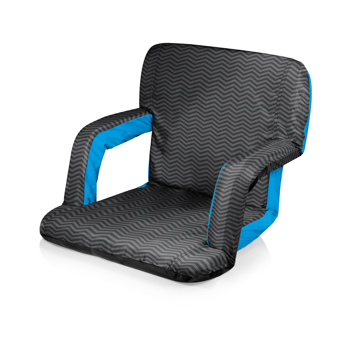 Ventura Portable Reclining Stadium Seat with Backpack Straps - Waves Collection
