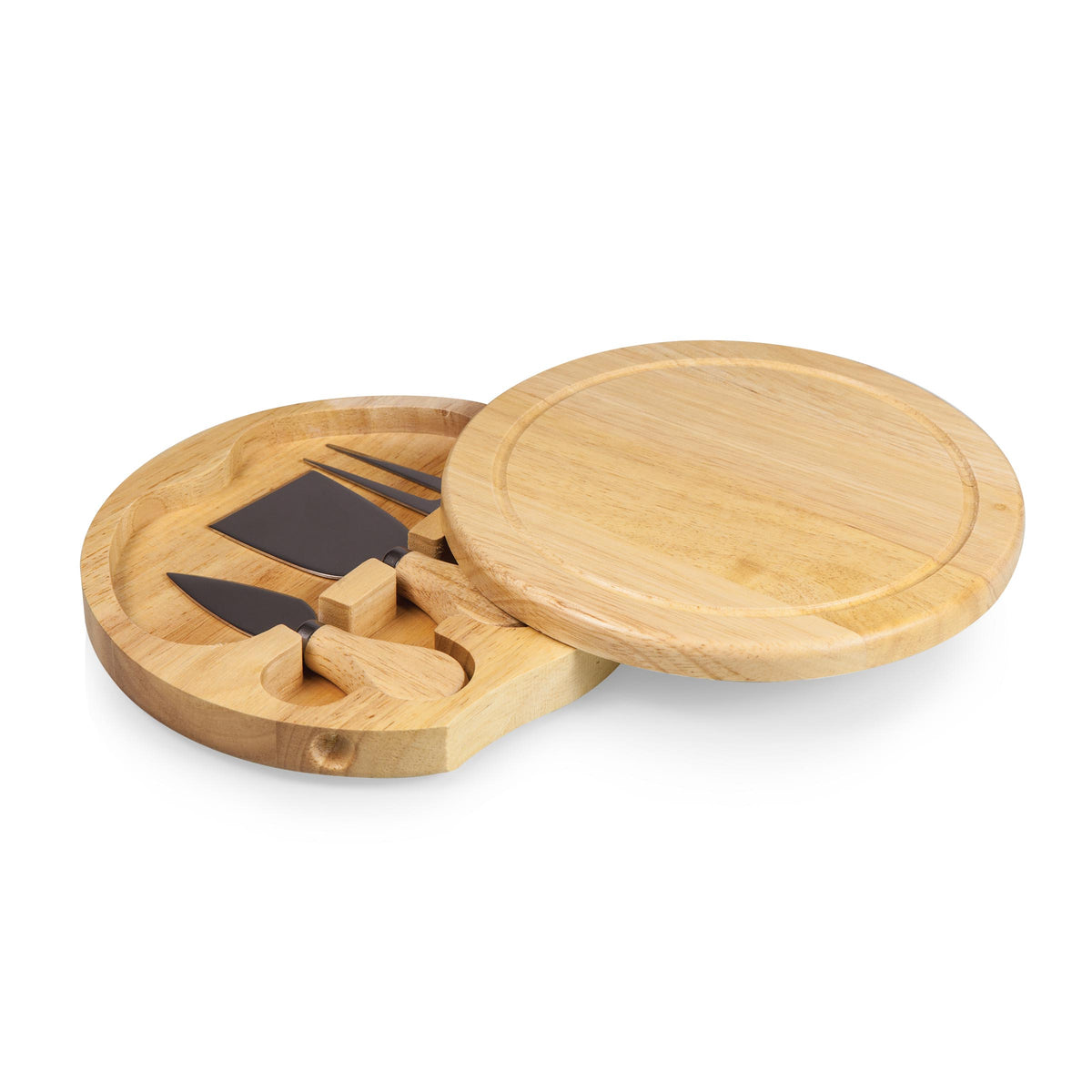 Brie Parawood Cheese Board and 3-Piece Knife Set