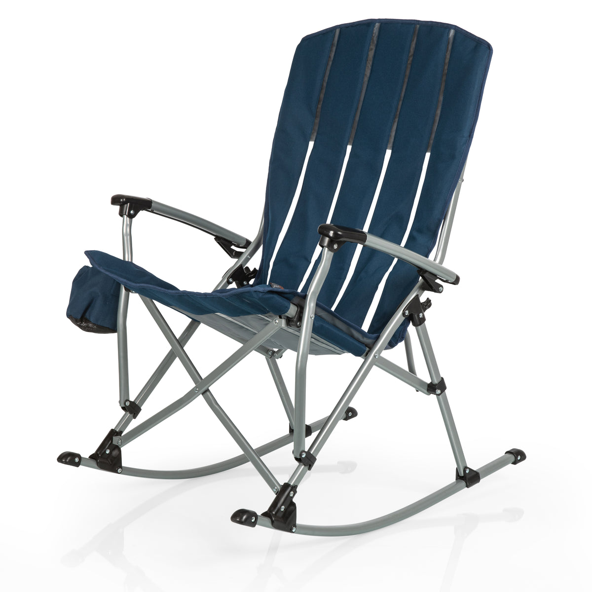 Foldable Rocking Camp Chair with Carrying Bag by Oniva - Navy Blue