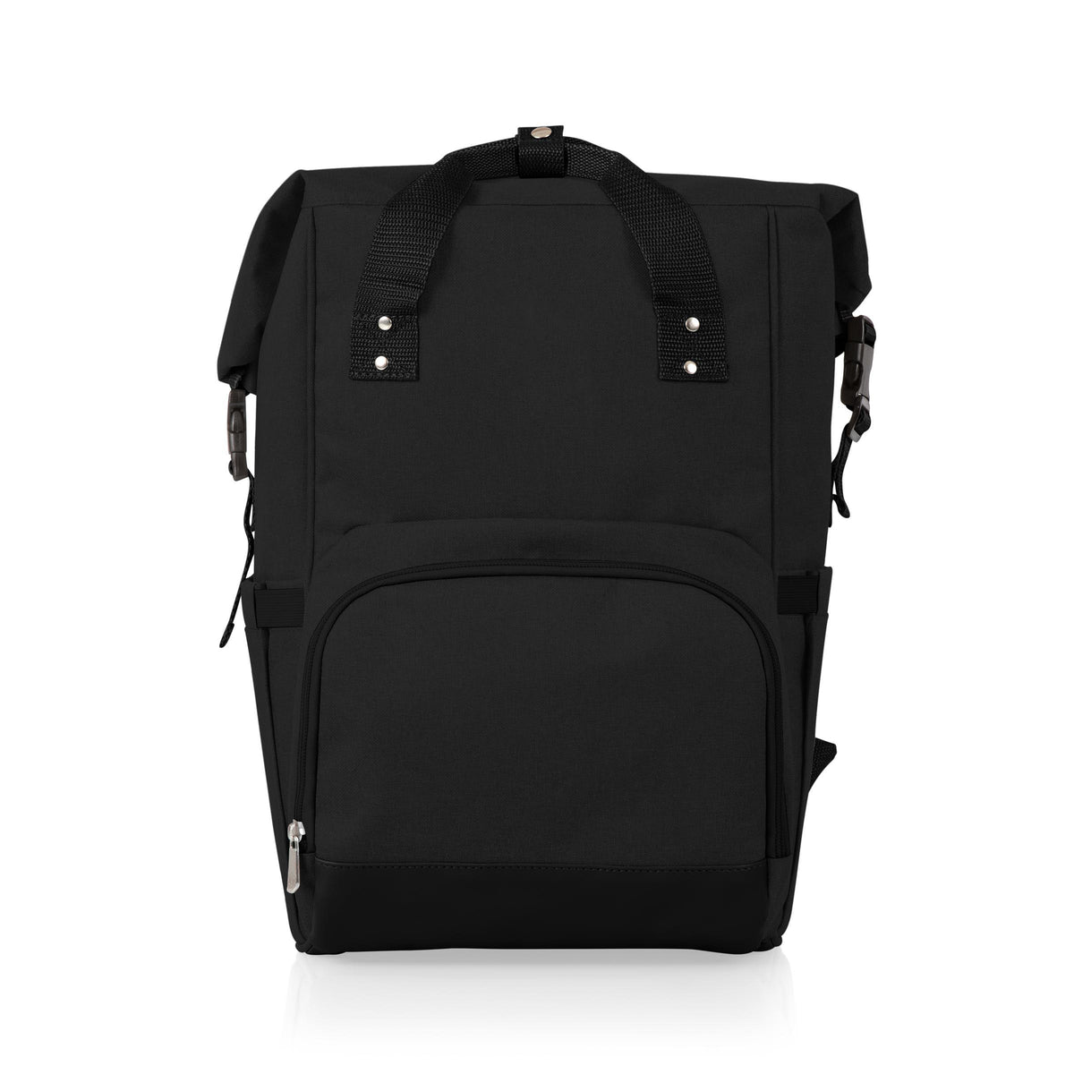 Roll-Top Backpack Cooler, Insulated 30-42 Can Capacity by Picnic Time - Black