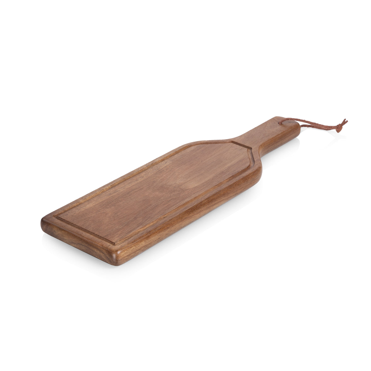 Botella Wine Bottle Cheese Board and Serving Tray - Acacia Wood