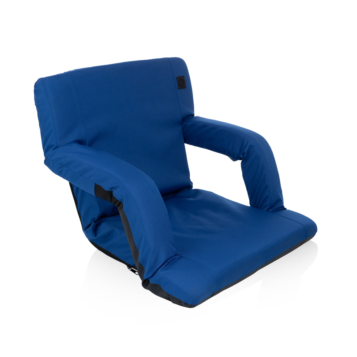 Ventura Portable Reclining Stadium Seat with Backpack Straps - Blue