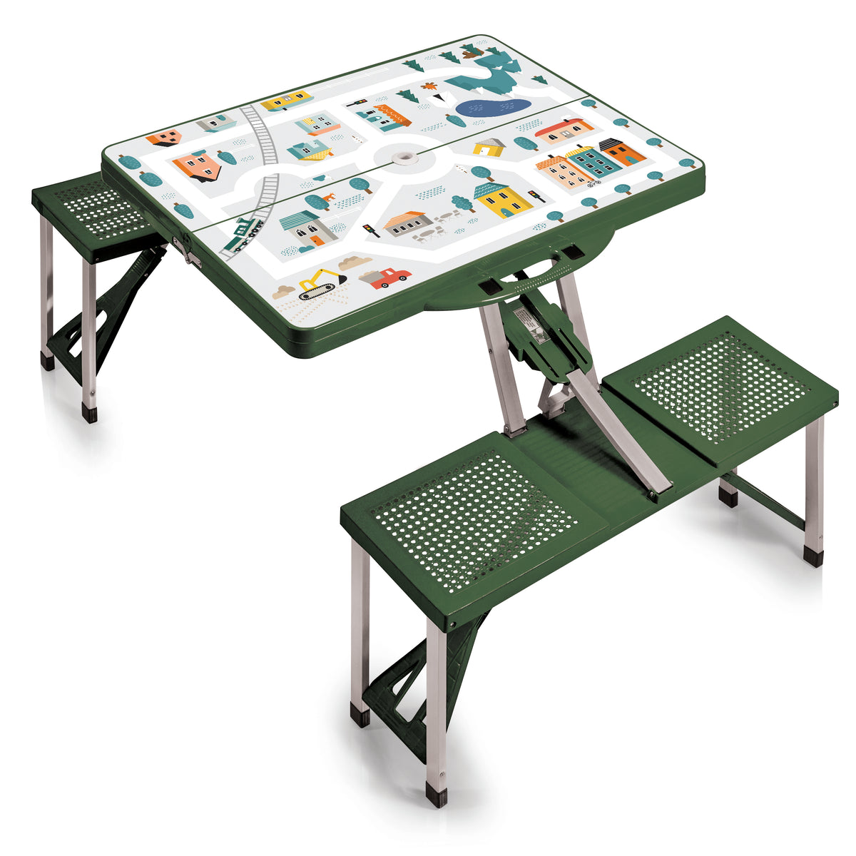Play Town Picnic Table - Hunter Green