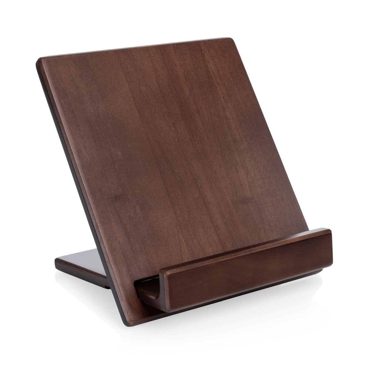 Stained Parawood Cookbook & Tablet Stand with 3 Adjustable Positions