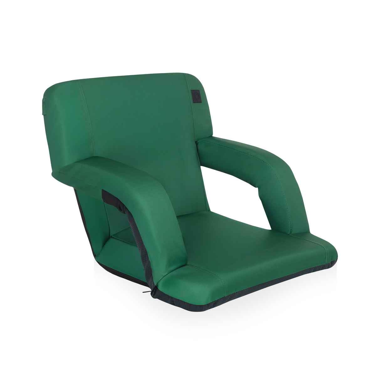 Ventura Portable Reclining Stadium Seat with Backpack Straps - Hunter Green