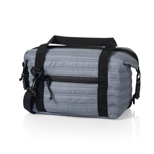 Midday Quilted Washable Insulated Lunch Bag - Gray