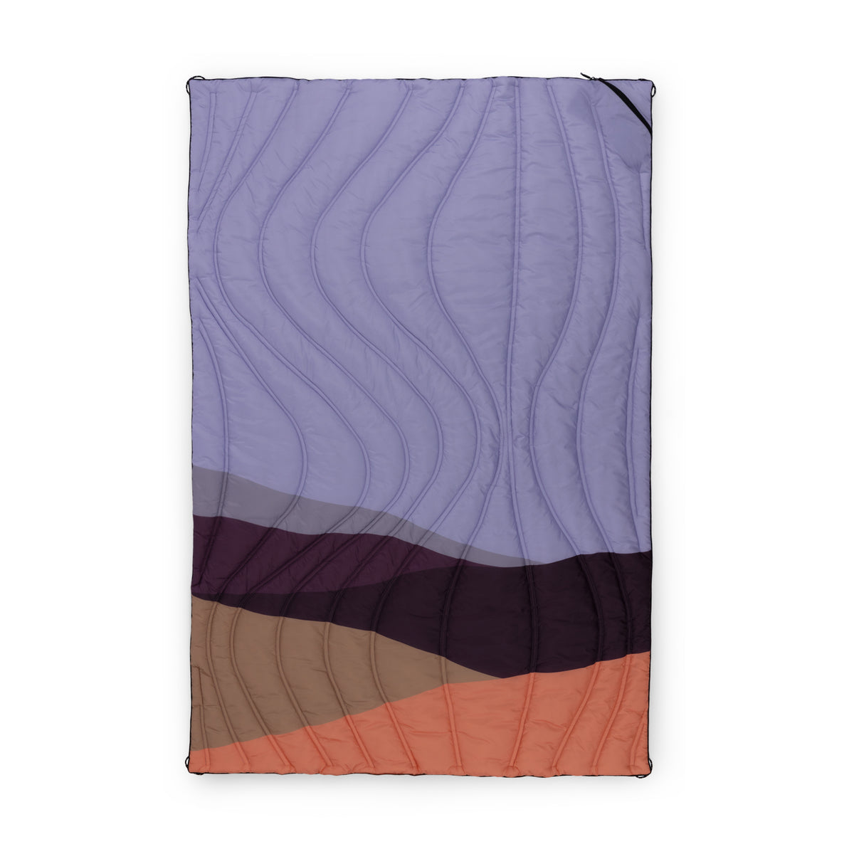 The Aura Outdoor Puffer Blanket | Packable Warmth for Every Adventure - Sunset Desert