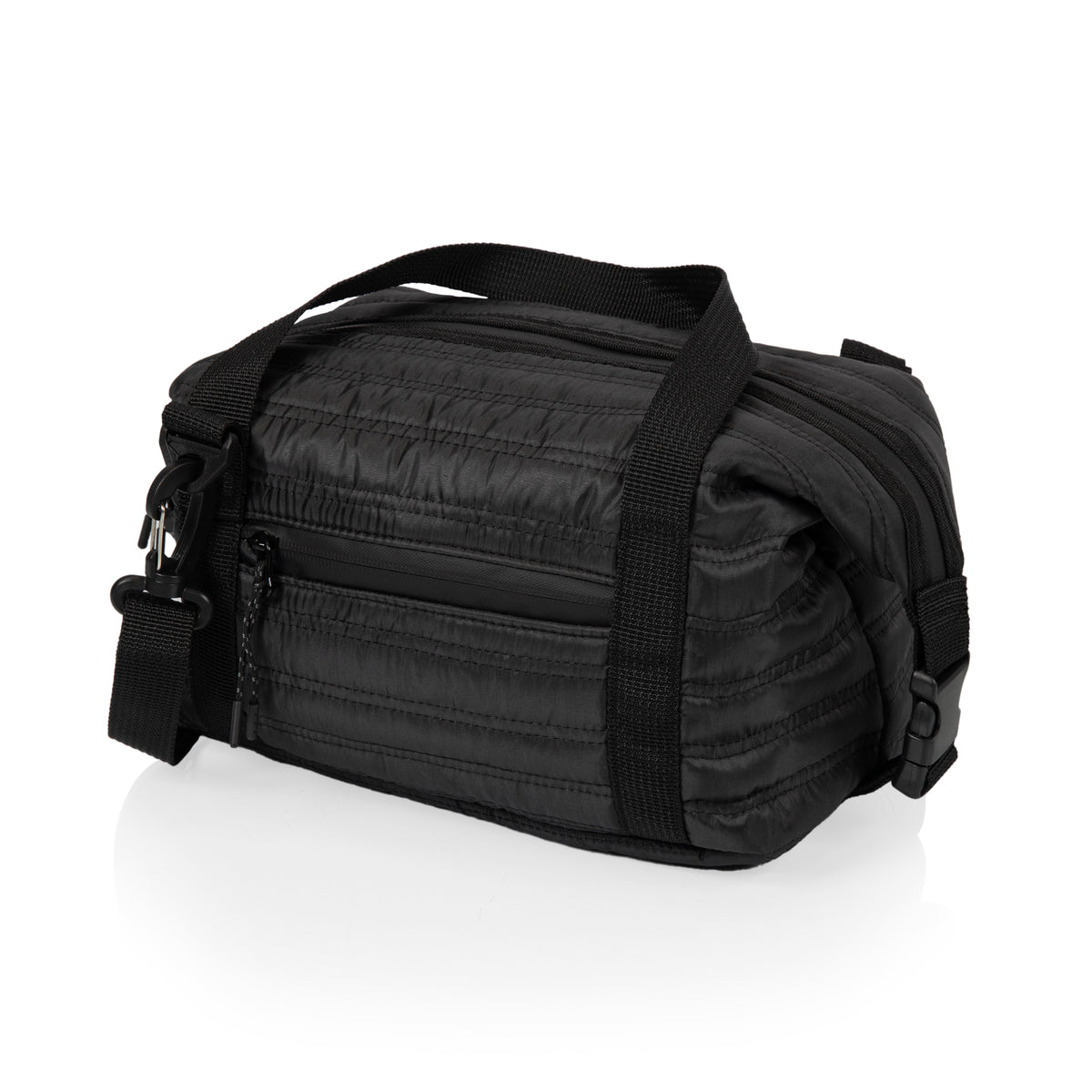 Midday Quilted Washable Insulated Lunch Bag - Obsidian Black