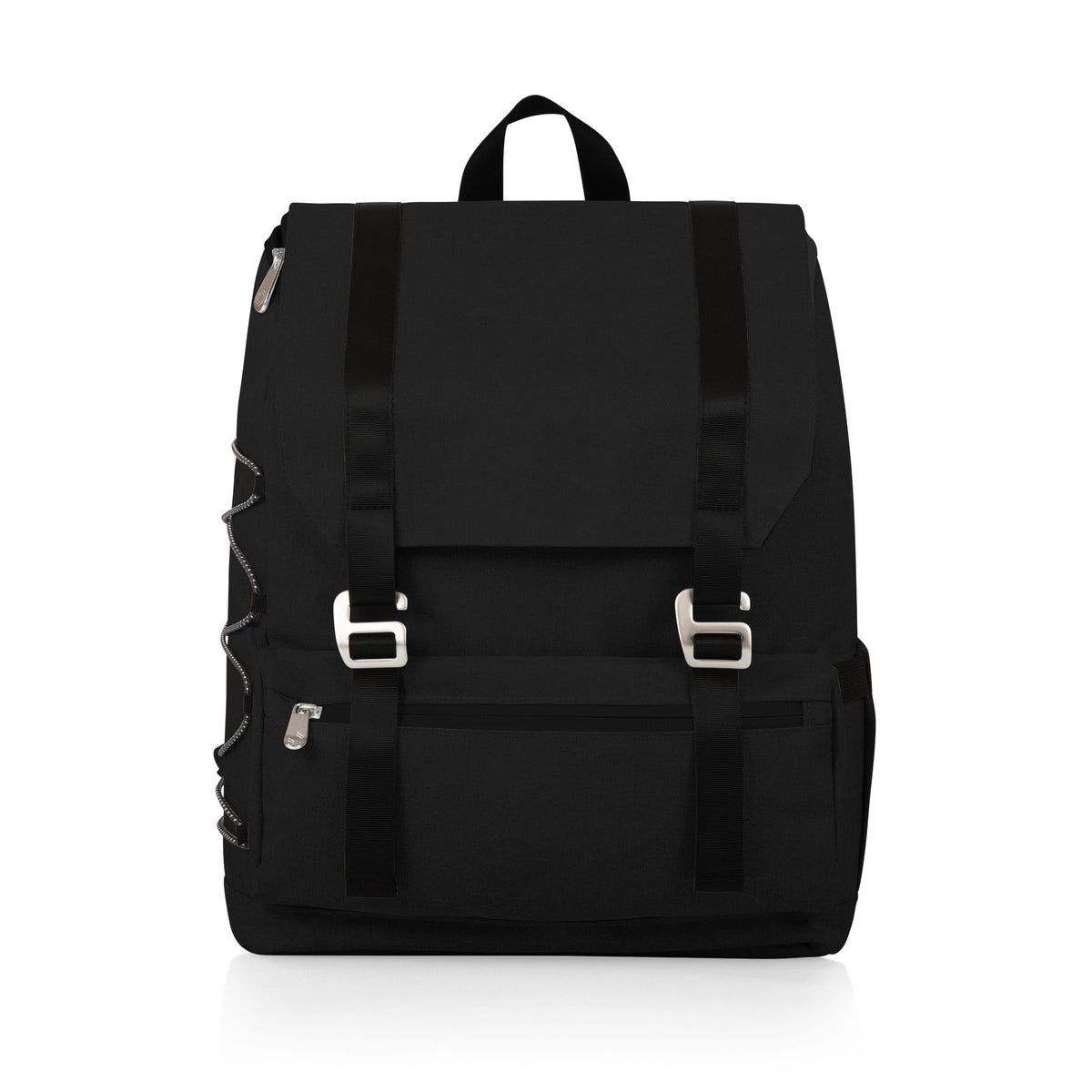 Traverse Backpack Cooler, Insulated 28-Can with Golf Cart Harness by Picnic Time - Black
